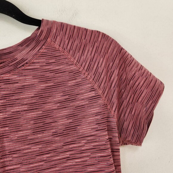 NWOT BUNDLE (2) Athleta Workout Tank Top Short Sleeve Shirt Activewear Pink M - Picture 4 of 16